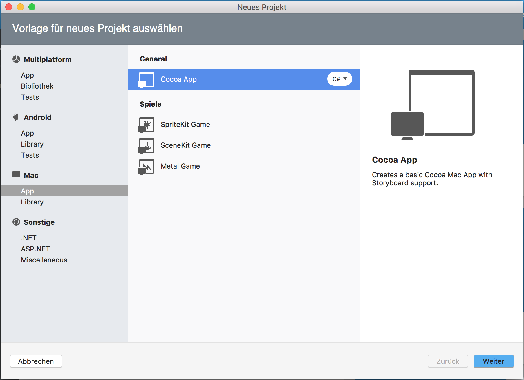 xamarin-new-solution-dialogue